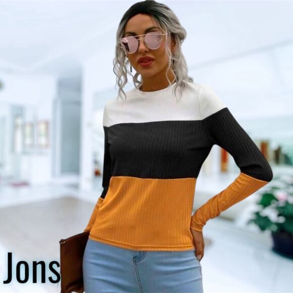 Unbranded Tops - Colorblock Blouse